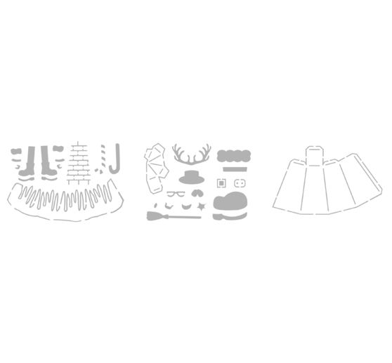 Set de gabarits VBS « Boîtes de Noël »
