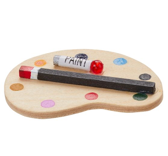 Palettes de peintre miniatures