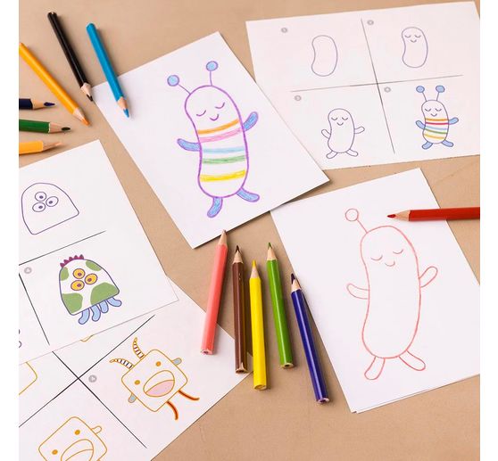 Mini-kit créatif dessin « Monstre »