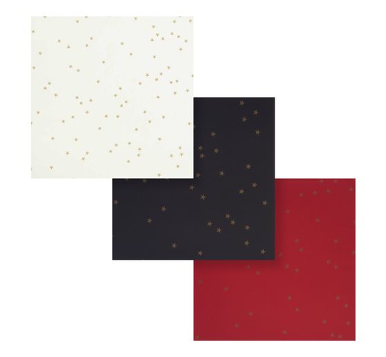 Feuilles de pliage « Étoiles d'or » 