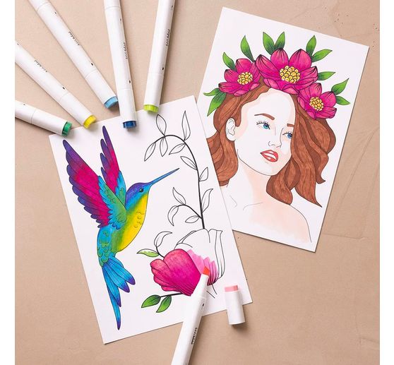 Kit de démarrage coloriage « Marqueurs »