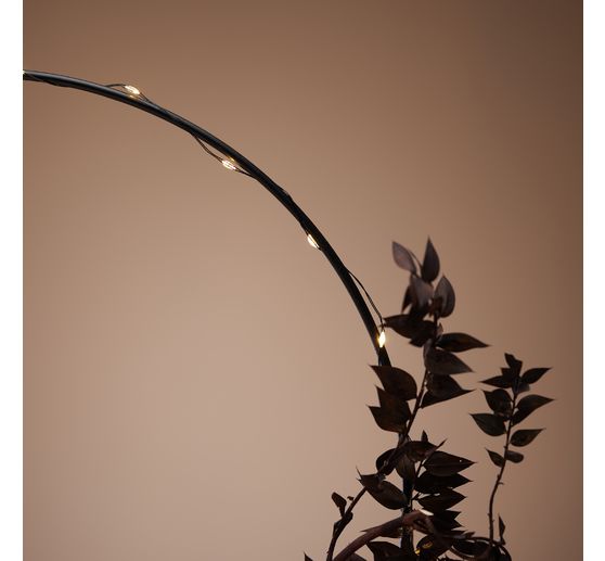 Micro LED light chain, with timer, black wire, 20 LEDs