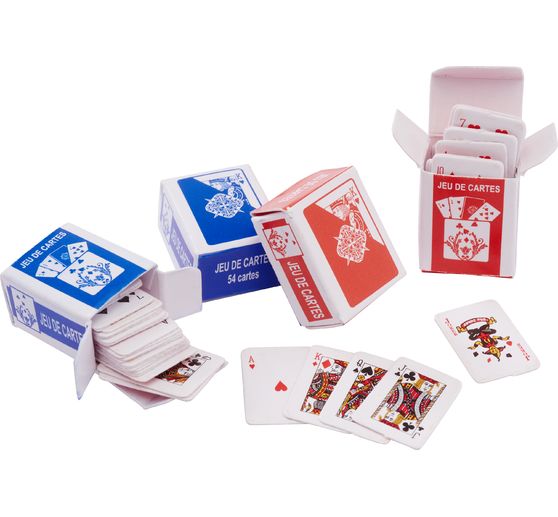 Jeux de cartes à jouer miniatures