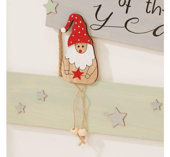 VBS Decoration pendant deer and santa "Sven"