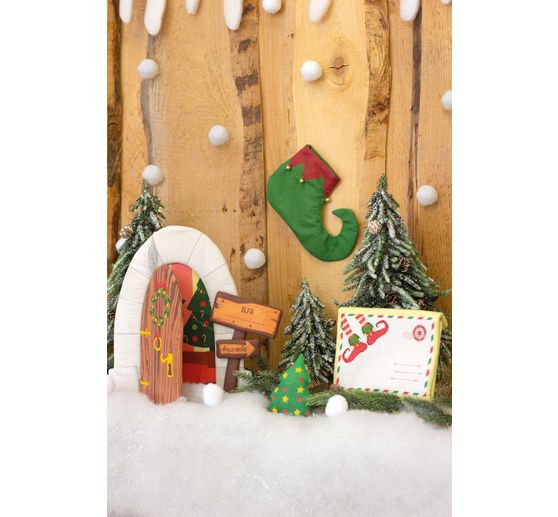 Sewing craft kit "Elf scene"