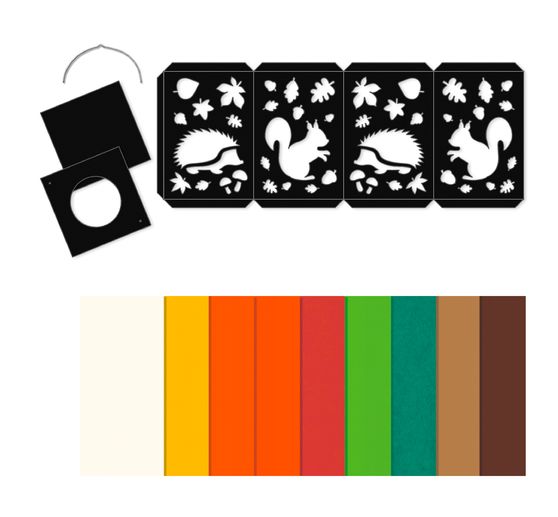 Kit créatif lanterne « Animaux de la forêt »