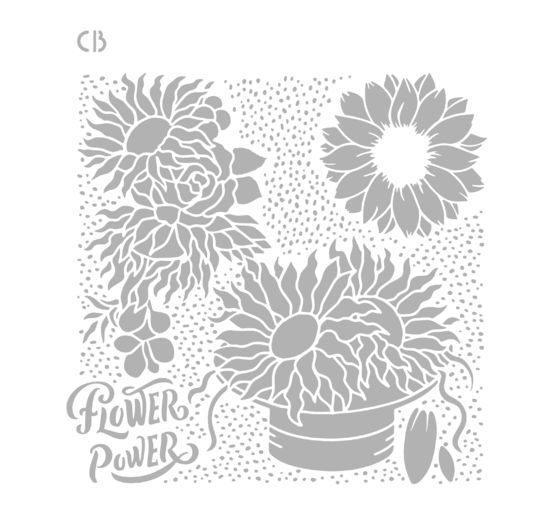 Pochoir « Sunflower »