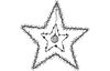 Tampon BUTTERER « Étoile et petite étoile »
