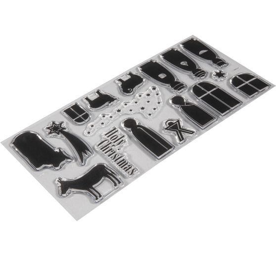 Set de tampons Clear Stamps « Crèche »