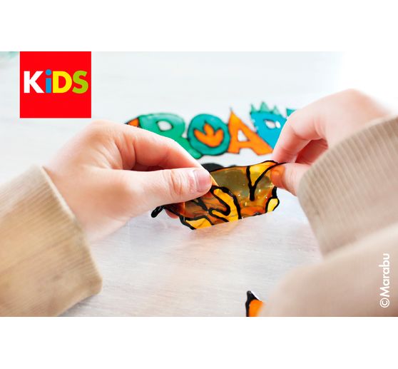 Coffret Window Color Marabu Kids « Dinosaure »