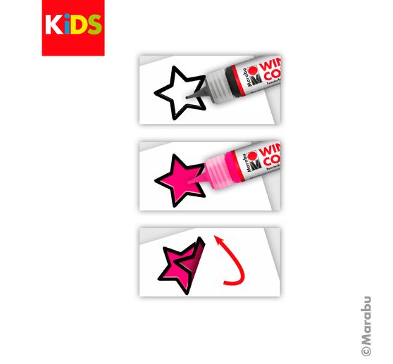 Coffret Window Color Marabu Kids « Princesse »