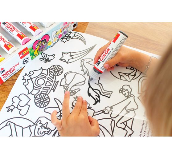 Coffret Window Color Marabu Kids « Princesse »