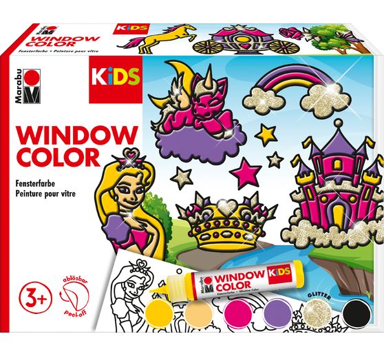 Coffret Window Color Marabu Kids « Princesse »