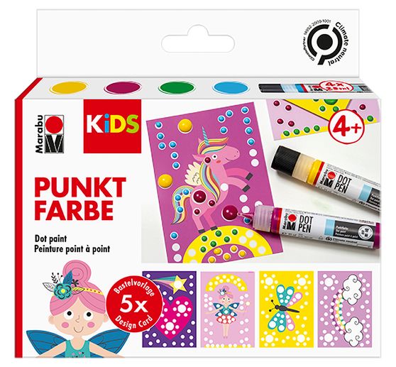 Coffret Marabu KiDS Peinture point à point « Licorne »