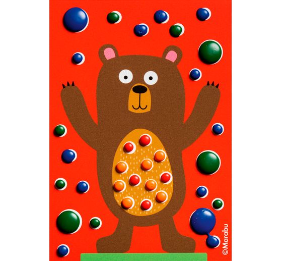 Coffret Marabu KiDS Peinture point à point « Animaux »