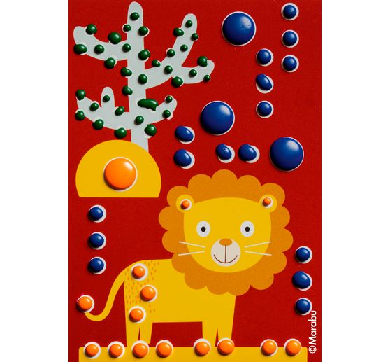 Coffret Marabu KiDS Peinture point à point « Animaux »