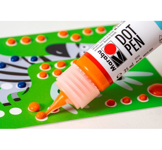 Coffret Marabu KiDS Peinture point à point « Animaux »