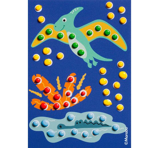 Coffret Marabu KiDS Peinture point à point « Dinosaures »