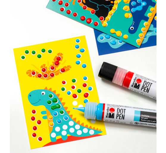 Marabu KiDS Dot Pen set "Dinos"