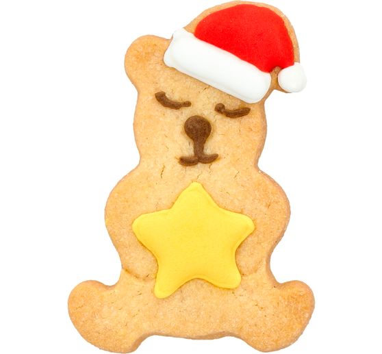 Emporte-pièce « Ourson de Noël »