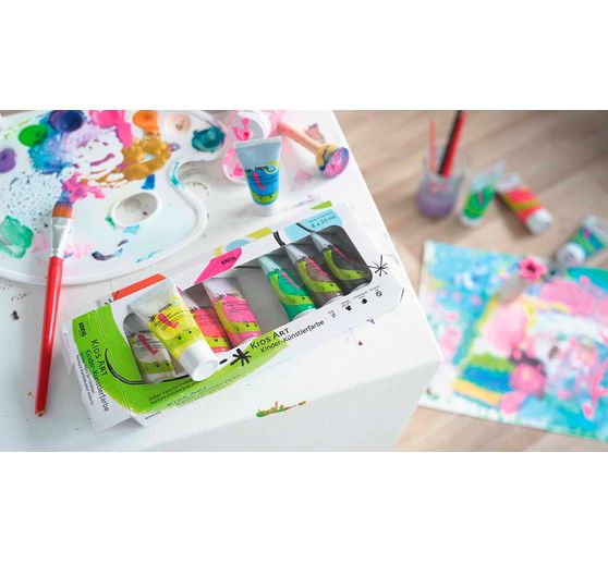 Peinture beaux-arts pour enfants KREUL Kids Art , 8 x 20 ml