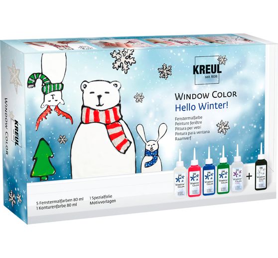 KREUL Window Color Set "Hello Winter"