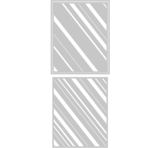 Gabarit d’estampe Sizzix Thinlits « Layered Stripes by Tim Holtz »