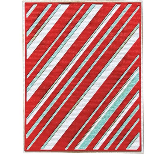 Sizzix Thinlits Punching template "Layered Stripes by Tim Holtz"