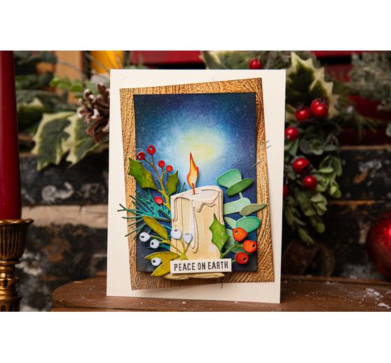 Gabarit d’estampe Sizzix Thinlits « Candleshop Colorize by Tim Holtz »