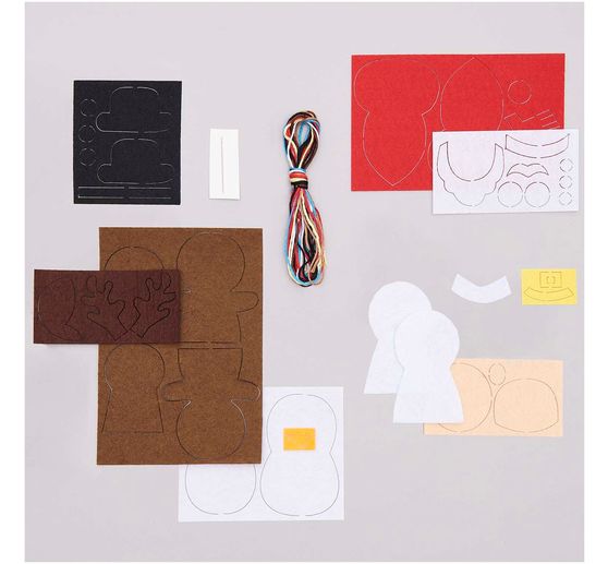 Kit créatif marionnettes à doigts « Noël »