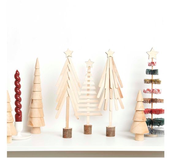 Kit créatif bâtonnets en bois « Sapin »