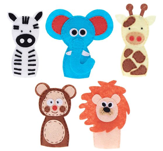Kit créatif marionnettes à doigts « Animaux »