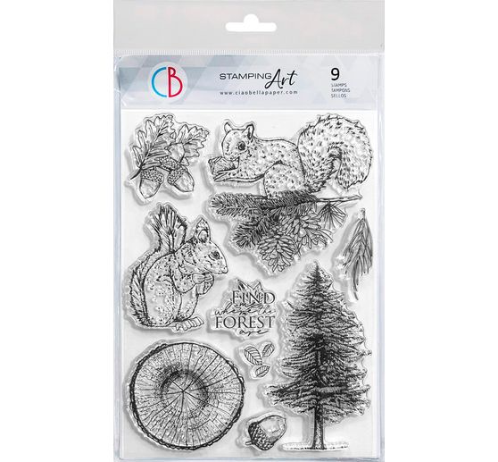 Silicone stamp "Into the Wild", Spirit of the Forest