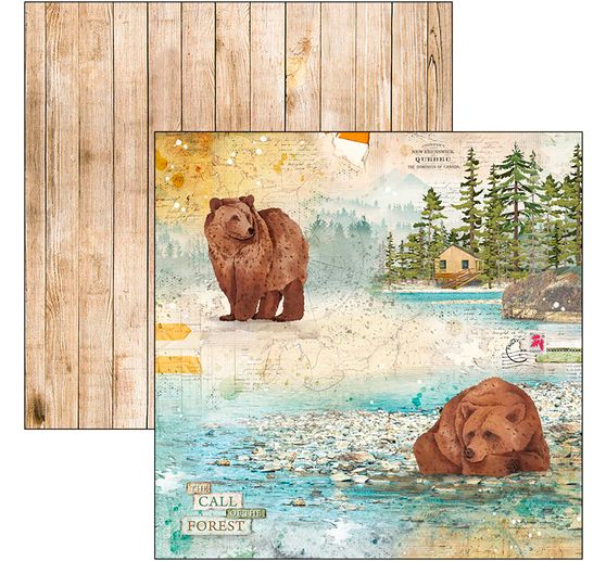 Papier scrapbooking « Into the Wild »