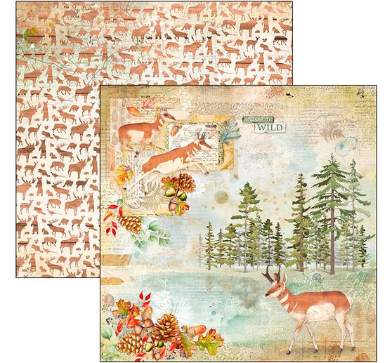 Papier scrapbooking « Into the Wild »