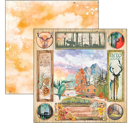 Papier scrapbooking « Into the Wild »