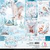 Papier scrapbooking « Winter Journey »