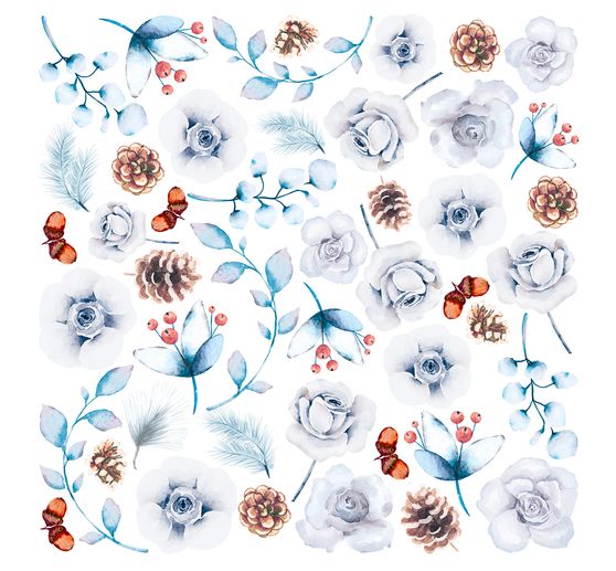 Papier vitrail à motifs « Winter Journey »