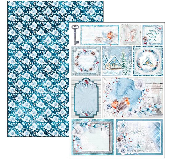 Paper set "Winter Journey"