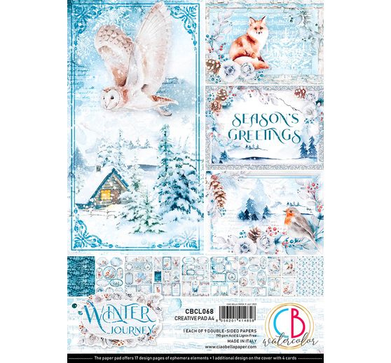 Set de papier « Winter Journey »