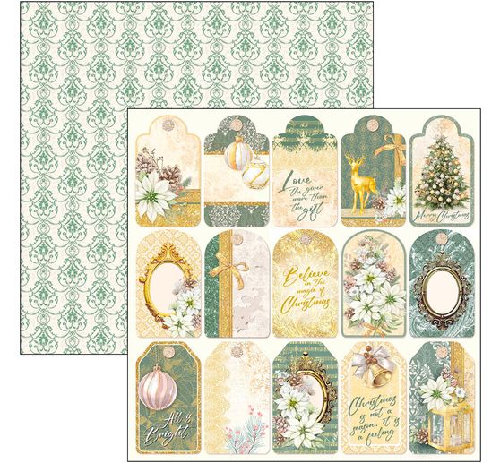 Papier scrapbooking « Sparkling Christmas »