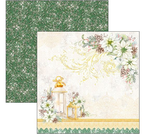 Papier scrapbooking « Sparkling Christmas »
