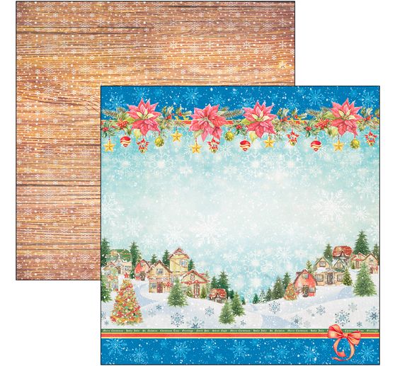 Papier de scrapbooking « Dear Santa »