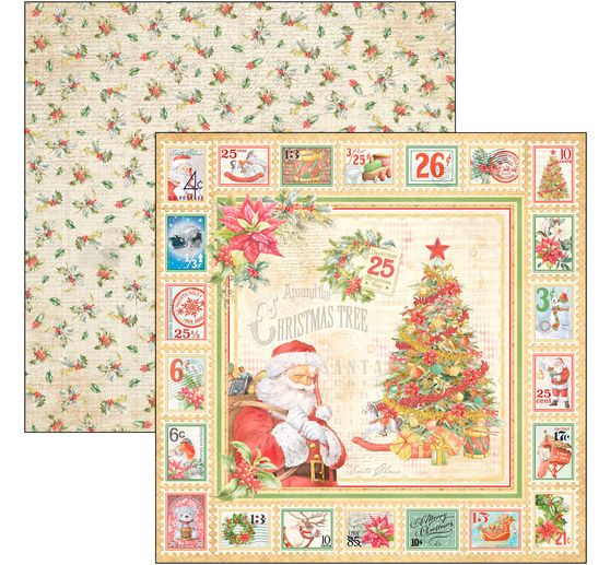 Papier de scrapbooking « Dear Santa »