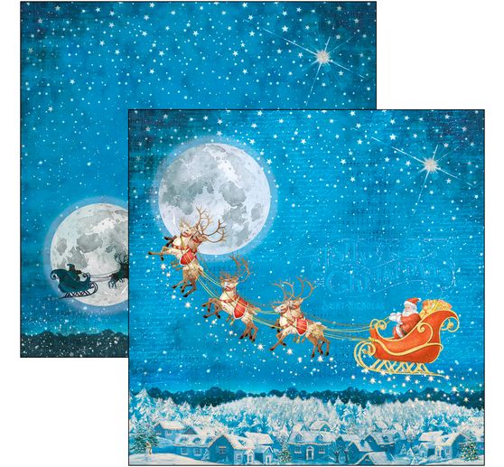 Papier de scrapbooking « Dear Santa »