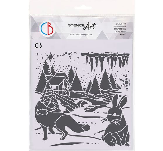 Pochoir "Nordic landscape"