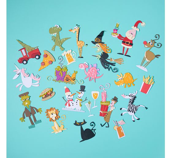 Gabarit d'estampe Sizzix Thinlits « Infinite Doodles #2 »