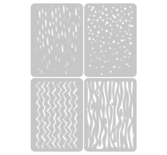 Gabarit d'estampe Sizzix Thinlits « Infinite Doodles #2 »