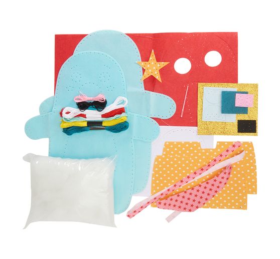 Avenue Mandarine Sewing craft kit Maxi Couz'In "Bear Charlie"
