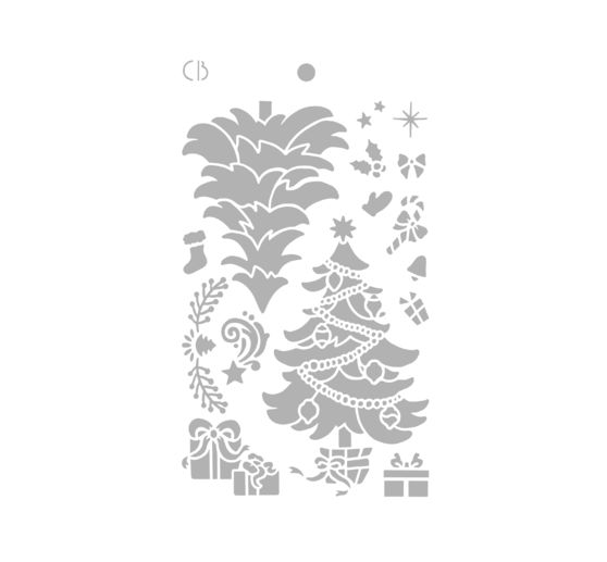 Pochoir « Christmas tree »